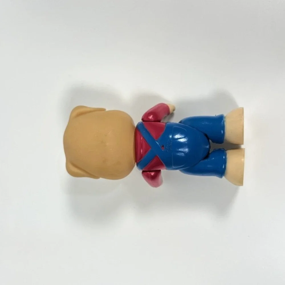 Vintage Toy Pig Figurine‎ Farmer Overalls Pig Doll